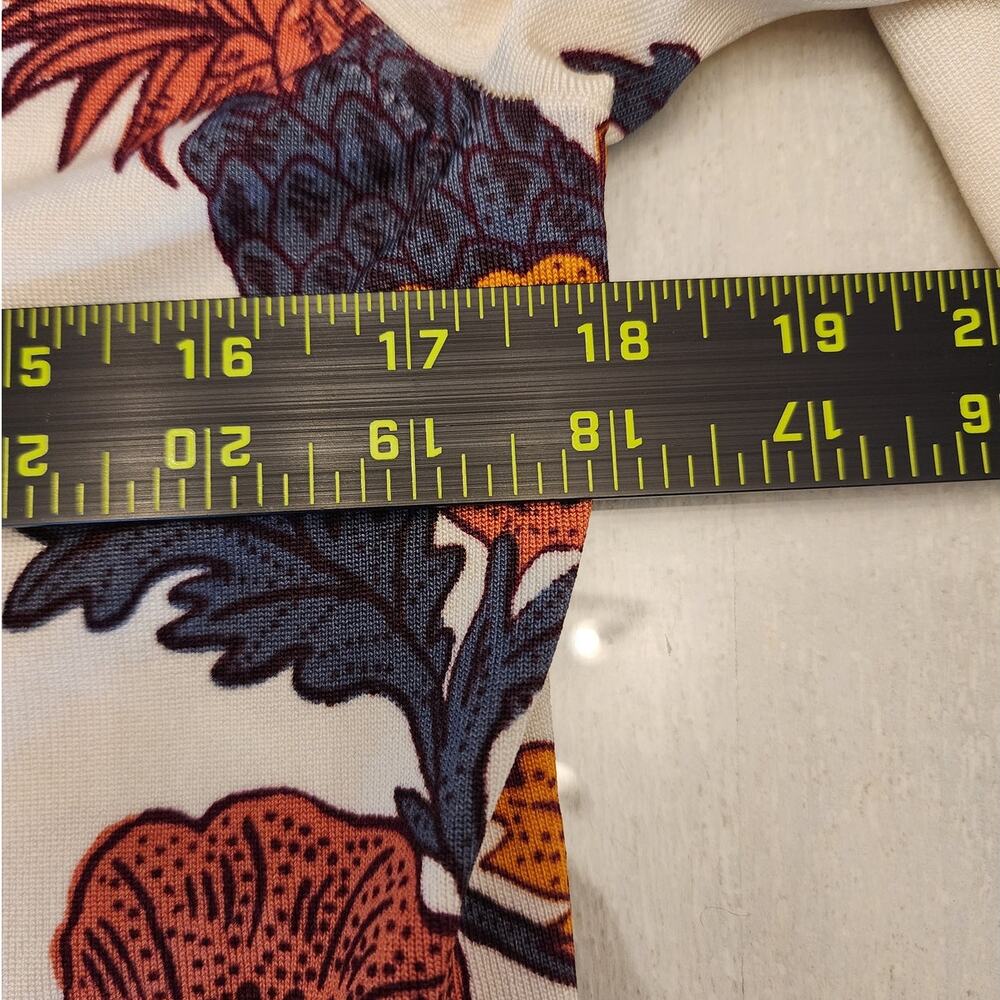 Tory Burch Printed Madeline Cardigan SZ Medium Floral - Picture 10 of 11